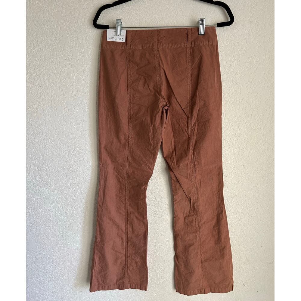 Pacsun Brown Low Rise Britney Flare Cargo Pant Size 25 | 2 NWT Punk Utility - Picture 3 of 14